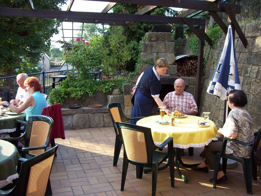 Pension Goldener Anker Reinhardtsdorf-Schona Buitenkant foto